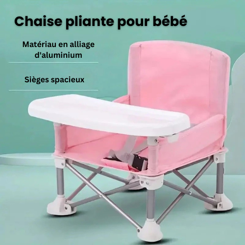 Chaise de salle à manger compacte pour bébé