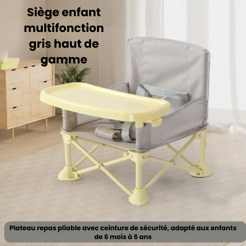 Chaise de salle à manger compacte pour bébé