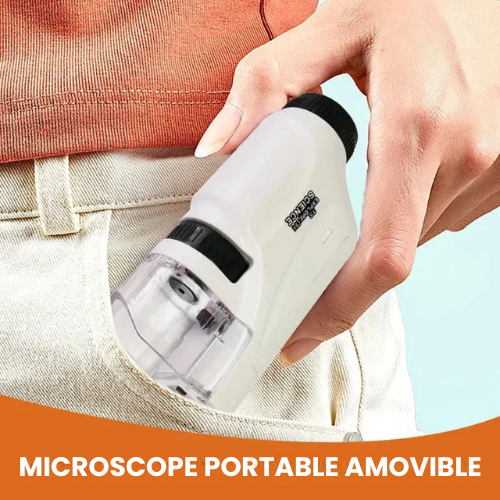 Kit de microscope de poche pour enfants