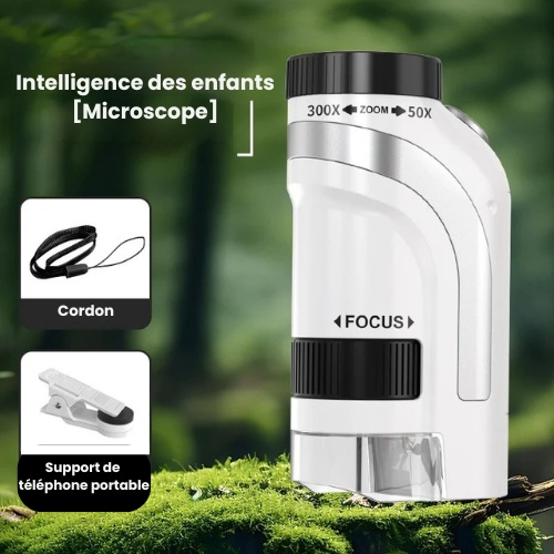 Kit de microscope de poche pour enfants
