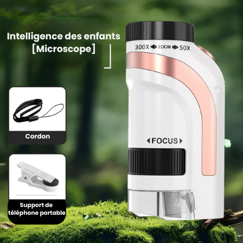 Kit de microscope de poche pour enfants