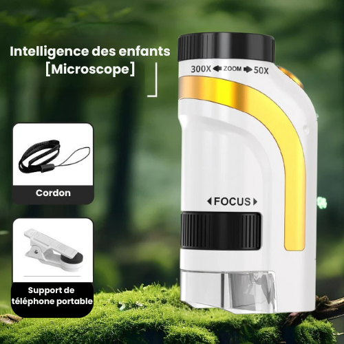 Kit de microscope de poche pour enfants