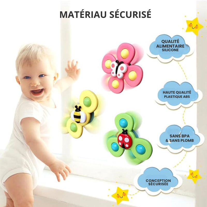 Baby Spinner - Jouet d'éveil rotatif