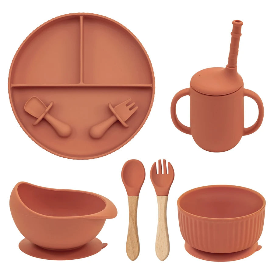 Vaisselle en silicone pour bébé