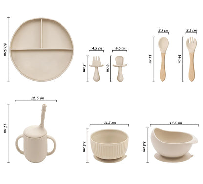 Vaisselle en silicone pour bébé