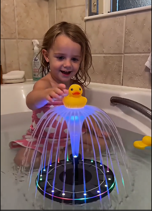 HydroBoom™ — Fontaine Solaire Flottante pour Jardin & Bassin
