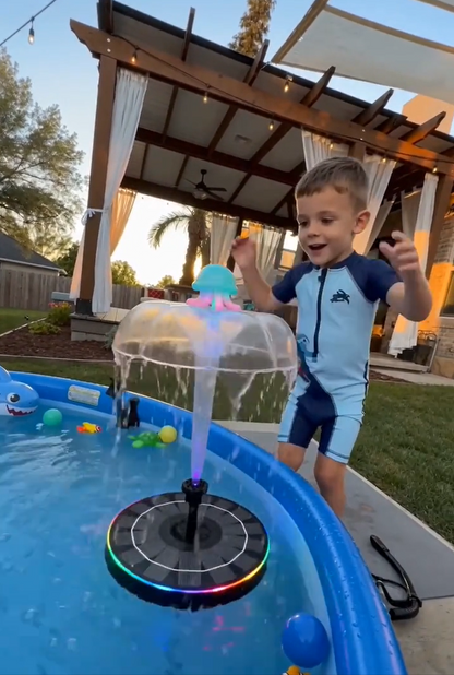 HydroBoom™ — Fontaine Solaire Flottante pour Jardin & Bassin