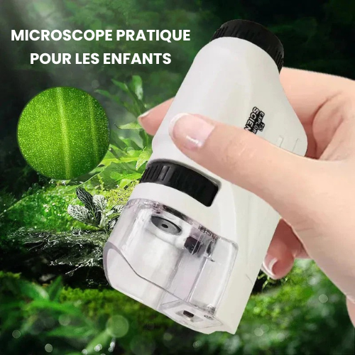 Kit de microscope de poche pour enfants