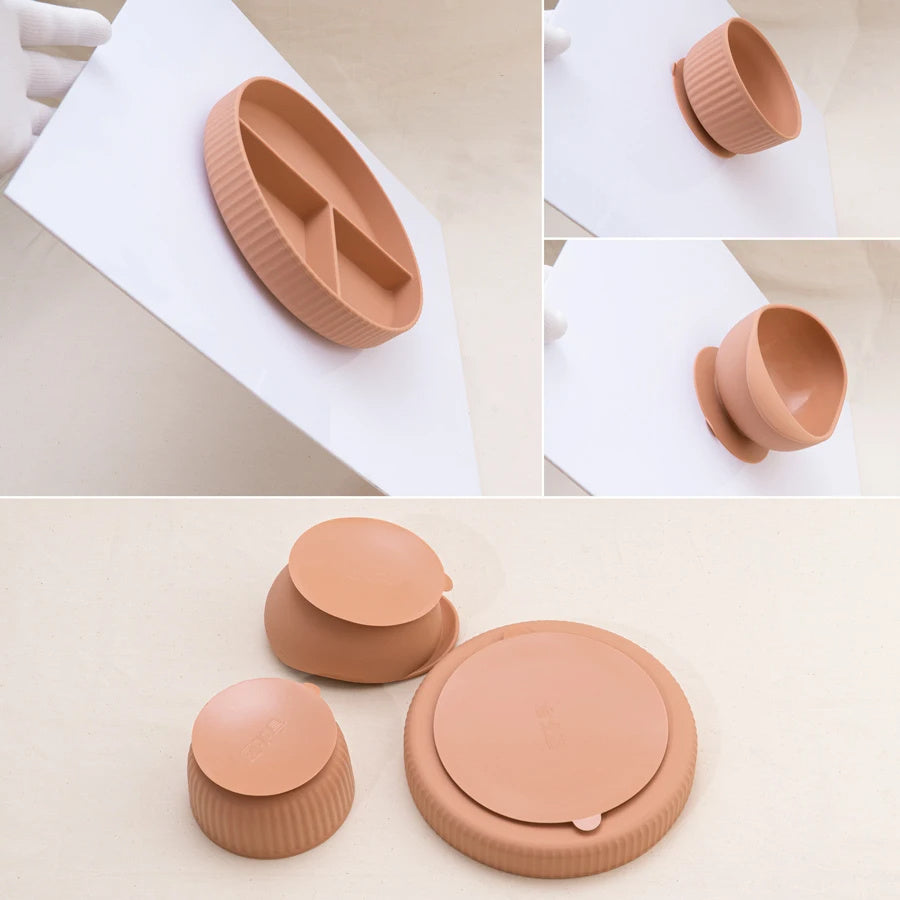 Vaisselle en silicone pour bébé