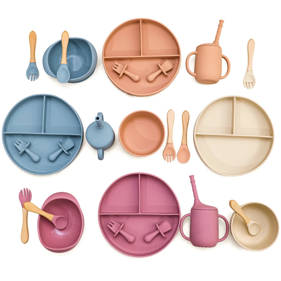 Vaisselle en silicone pour bébé