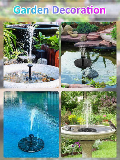 HydroBoom™ — Fontaine Solaire Flottante pour Jardin & Bassin