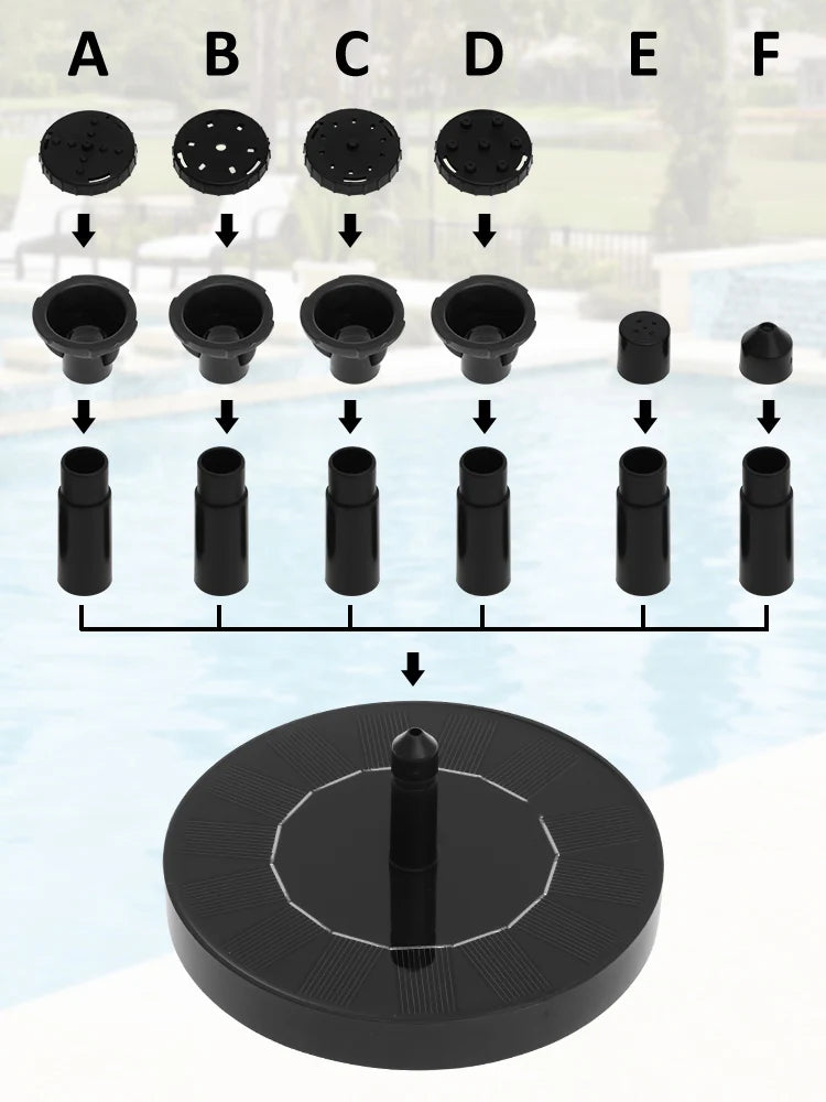 HydroBoom™ — Fontaine Solaire Flottante pour Jardin & Bassin