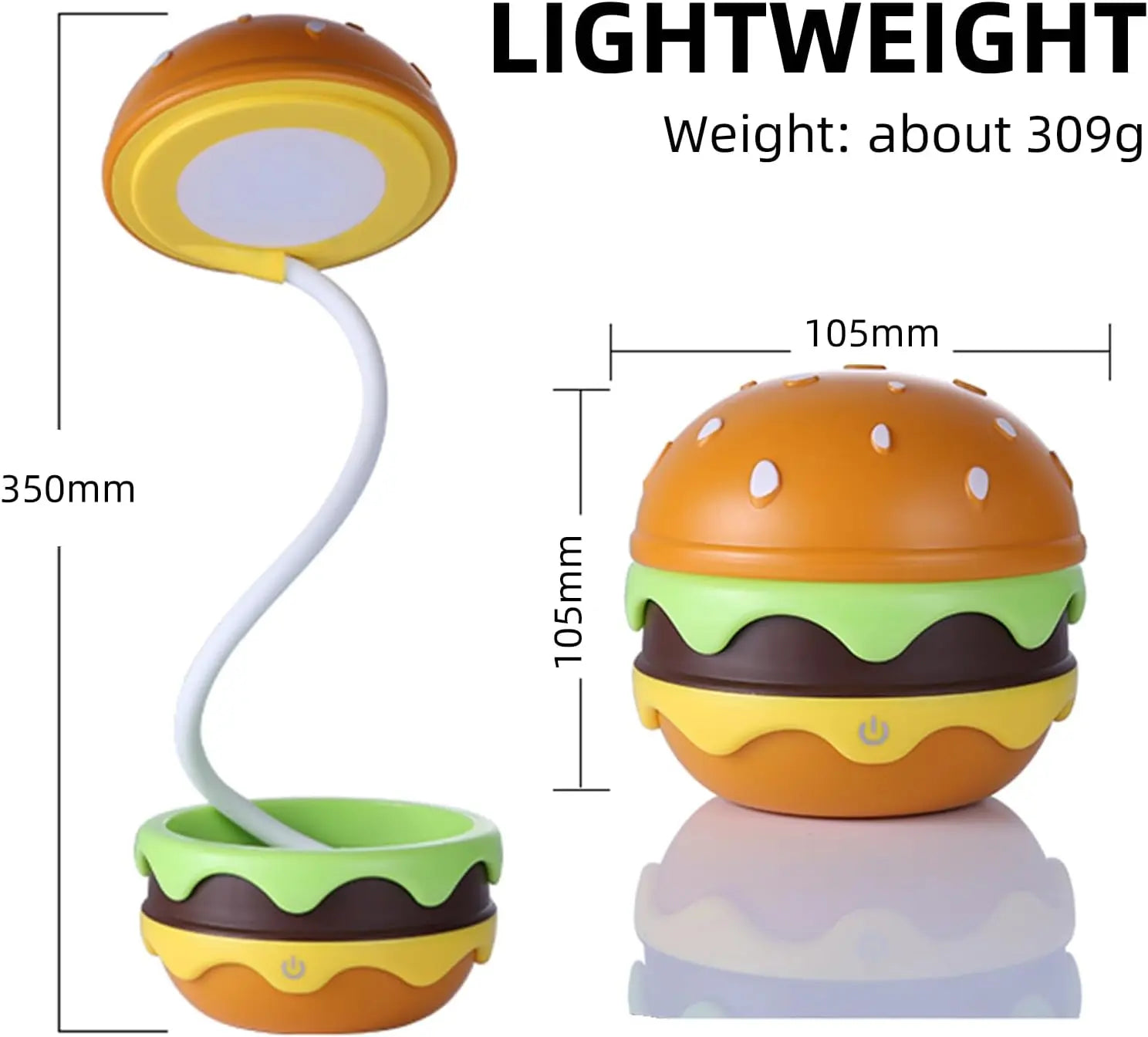 Lampe Burger Rechargeable Kawaii JoujouLand